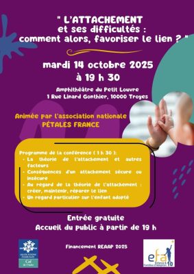 Conférence EFA10 sur l&rsquo;attachement - 0