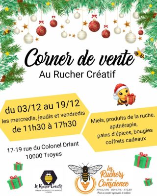 Corner de vente Les Ruchers de la Conscience - 0