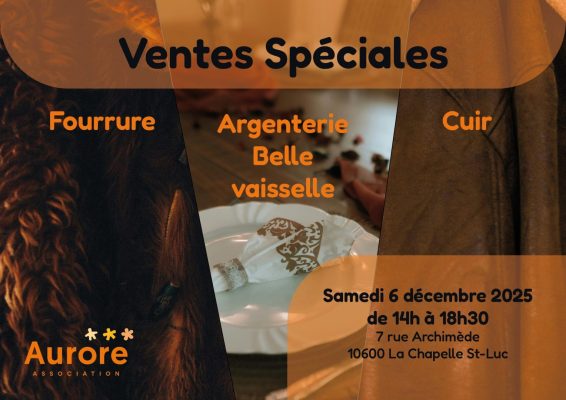 Vente exceptionnelle – Fourrure, argenterie et belles vaisselles, cuir - 0