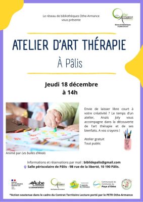Atelier d&rsquo;art thérapie à Palis - 0