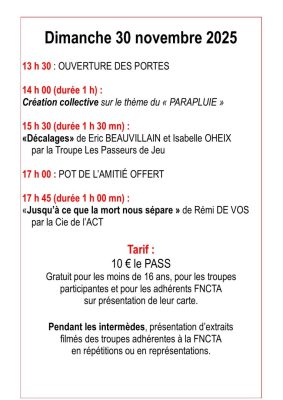 Journée théâtre: Théâtrez-vous - 1
