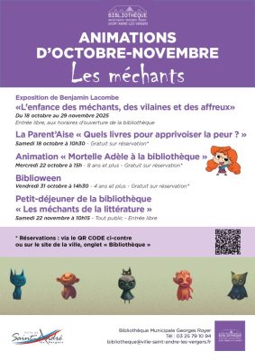 Petit-déjeuner de la Bibliothèque : Les méchants de la littérature - 0