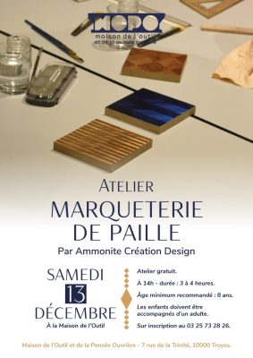 Atelier marqueterie de paille à la MOPO - 0