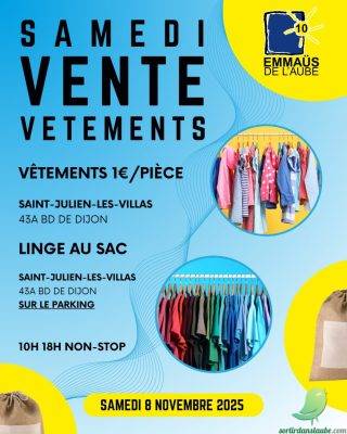 Grande vente vêtements – linge de maison - 0