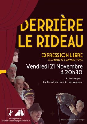 Théâtre: Derrière le rideau ensemble de saynettes - 0