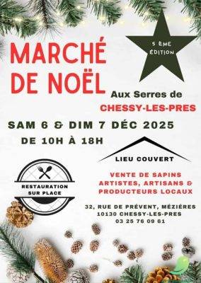 Marché de Noel: Serres de Chessy - 0