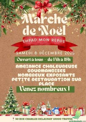Marché de Noel: EHPAD mon repos - 0