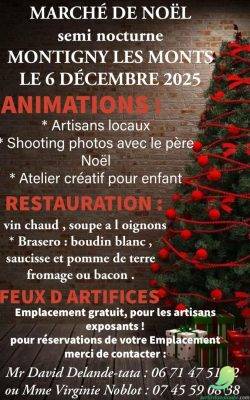 Marché de Noël: Montigny les Monts - 0
