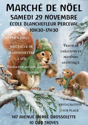Marché de Noël – École Blanchefleur-Perceval - 0
