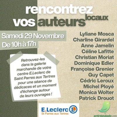 Rencontrez vos auteurs locaux - 0