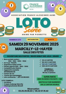 Loto france Alzheimer Aube - 0