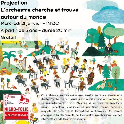 Projection: l&rsquo;orchestre cherche et trouve autour du monde - 0