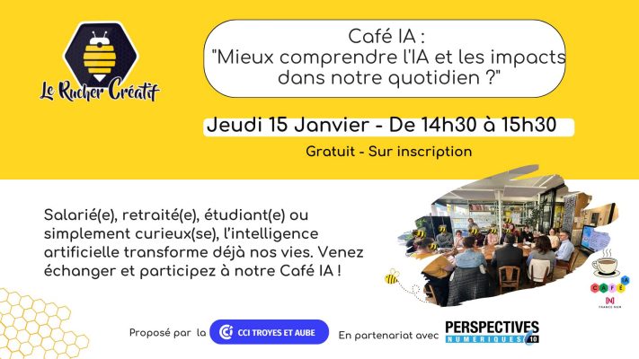 Café IA : « mieux comprendre l&rsquo;IA et les impacts dans notre quotidien ? » - 0