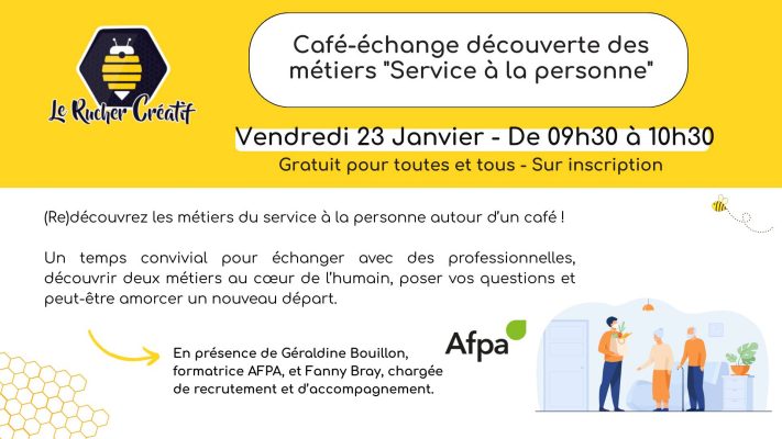 Café-échange découverte des métiers « Service à la personne » - 0