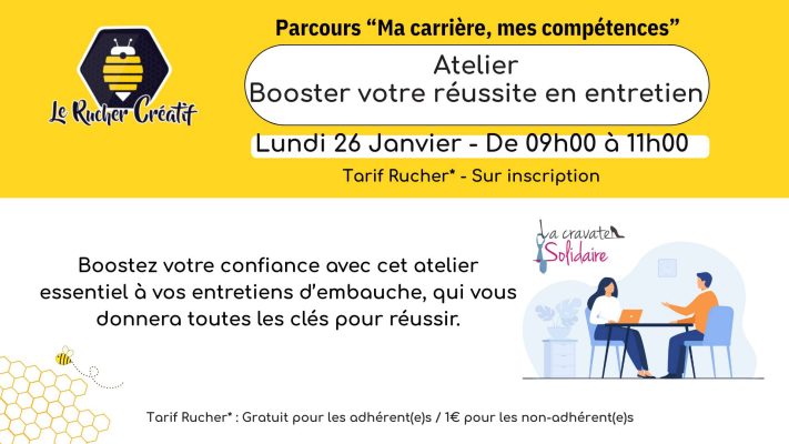 Atelier “Booster votre réussite en entretien » - 0