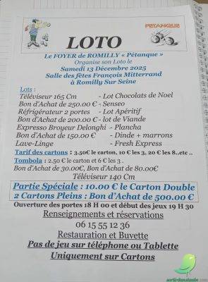 Loto: Romilly - 0