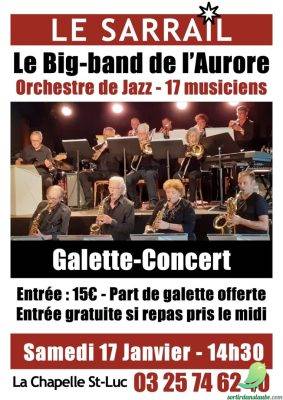 Galette concert avec l&rsquo;orchestre du Big Band de l&rsquo;Aurore - 0