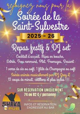 Réveillon: SHAKA PUB à Chaource - 0