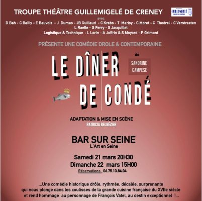 Théâtre: Le Diner de Condé. - 0