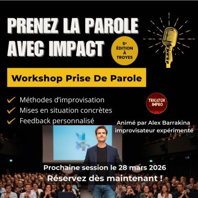 Workshop Prise de Parole en Public – Gagnez en Impact - 0