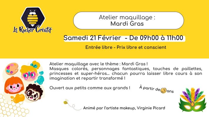 Atelier maquillage : Mardi Gras - 0