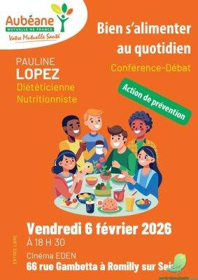 Conférence: bien s&rsquo;alimenter au quotidien - 0