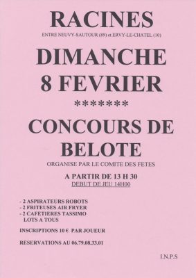 Concours de belote - 0