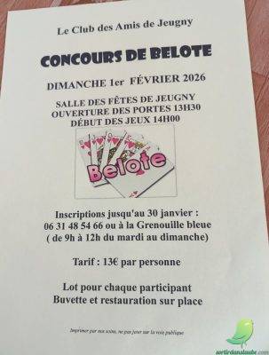 Concours de belote - 0