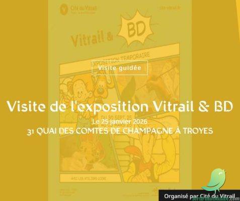 Visite de l&rsquo;exposition Vitrail & BD - 0