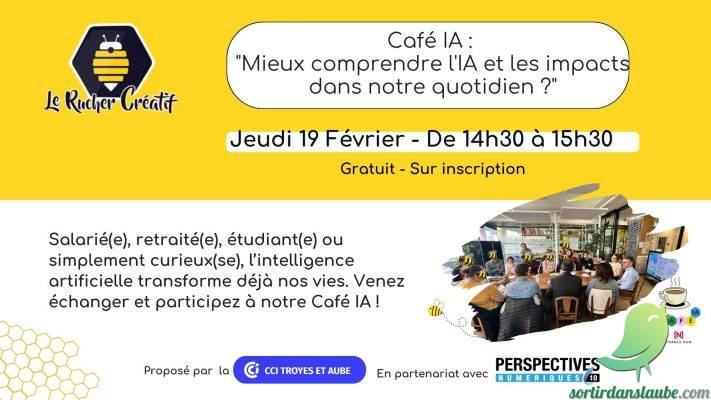 Café IA : « mieux comprendre l&rsquo;IA et les impacts dans notre quotidien ? » - 0