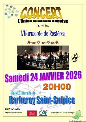 Concert de l&rsquo;Union musicale auboise - 0