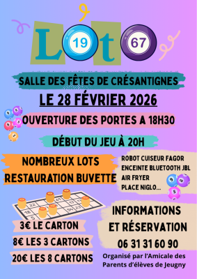 Loto: Crésantignes - 0