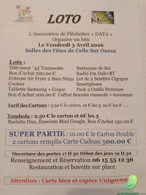 Loto: Celles sur Ource - 0