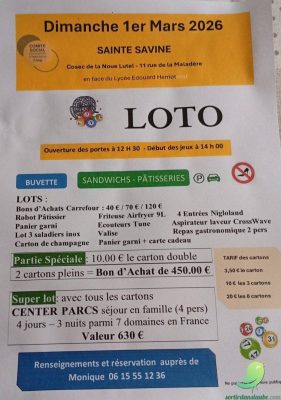 COMPLET! Loto: Sainte Savine - 0