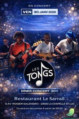 Soirée dîner concert avec les groupe « les Tongs » - 0