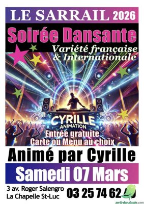 Soirée dansante variété française et internationale - 0
