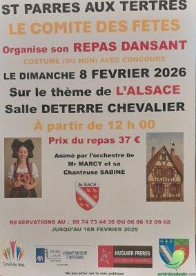 Repas dansant, thème Alsace - 0