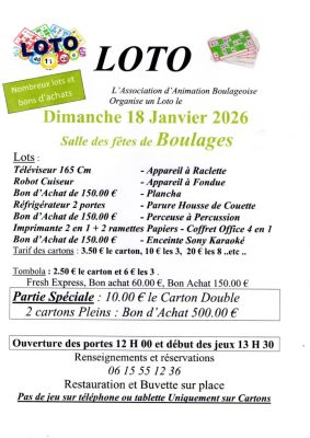 Loto: Boulages - 0