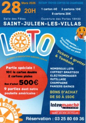 COMPLET! Loto du Rotary Troyes Comtes de Champagne - 0