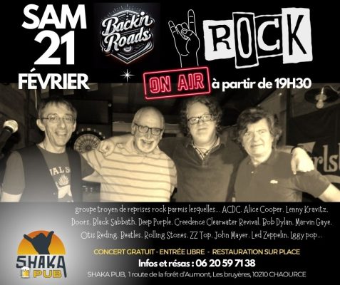 BACKIN ROADS en concert - 0