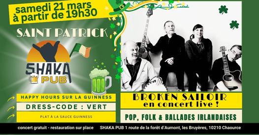 Saint Patrick avec Broken SAILOR en concert! - 0