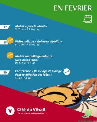 A la Cité du Vitrail en février - 2