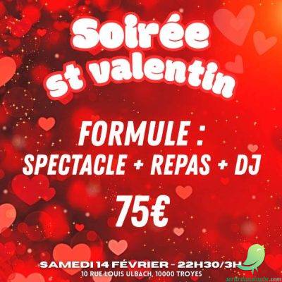 Saint-Valentin (spectacle + repas + DJ) - 0