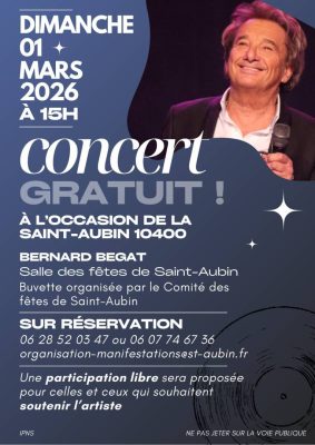 Concert gratuit pour la Saint-Aubin - 0