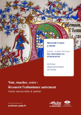 Voir, toucher, créer : découvrir l&rsquo;enluminure autrement - 0
