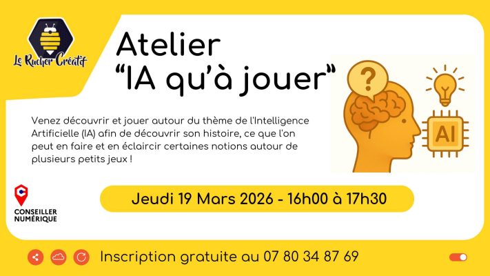 Atelier « IA qu&rsquo;à jouer » - 0