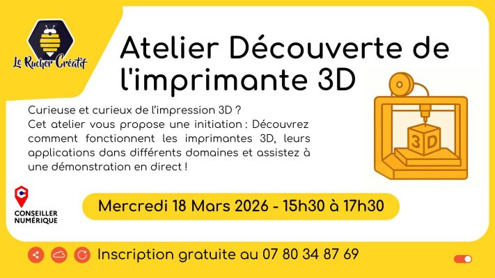 Atelier Imprimante 3D - 0