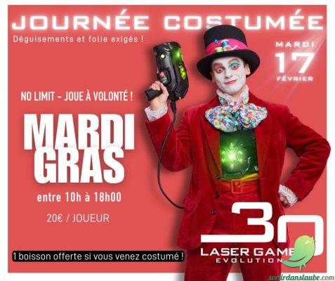 Mardi gras au Lasergame Evolution - 0