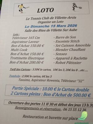 Loto: Villette sur Aube - 0