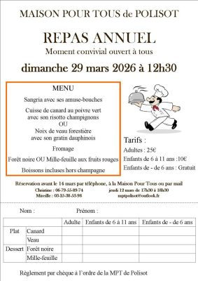 Repas annuel - 0
